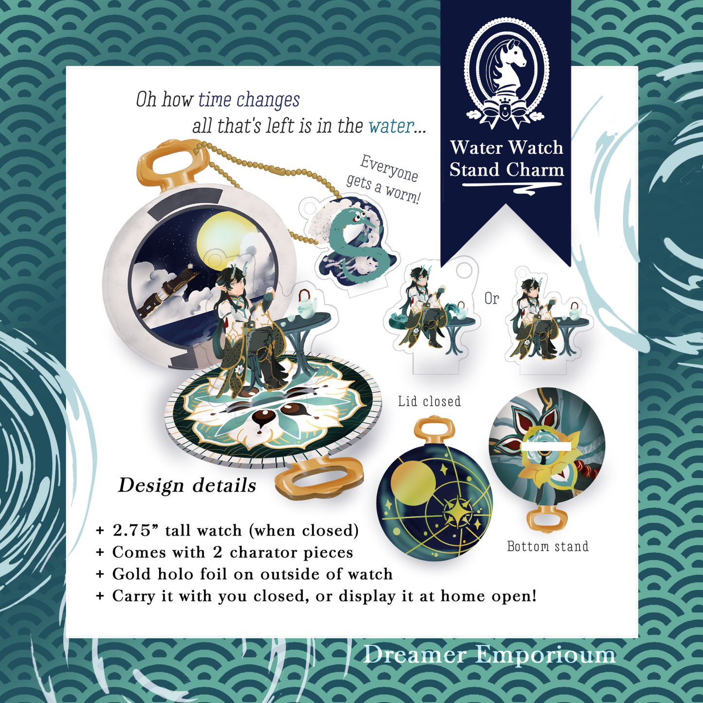 Water Watch Standee Charm