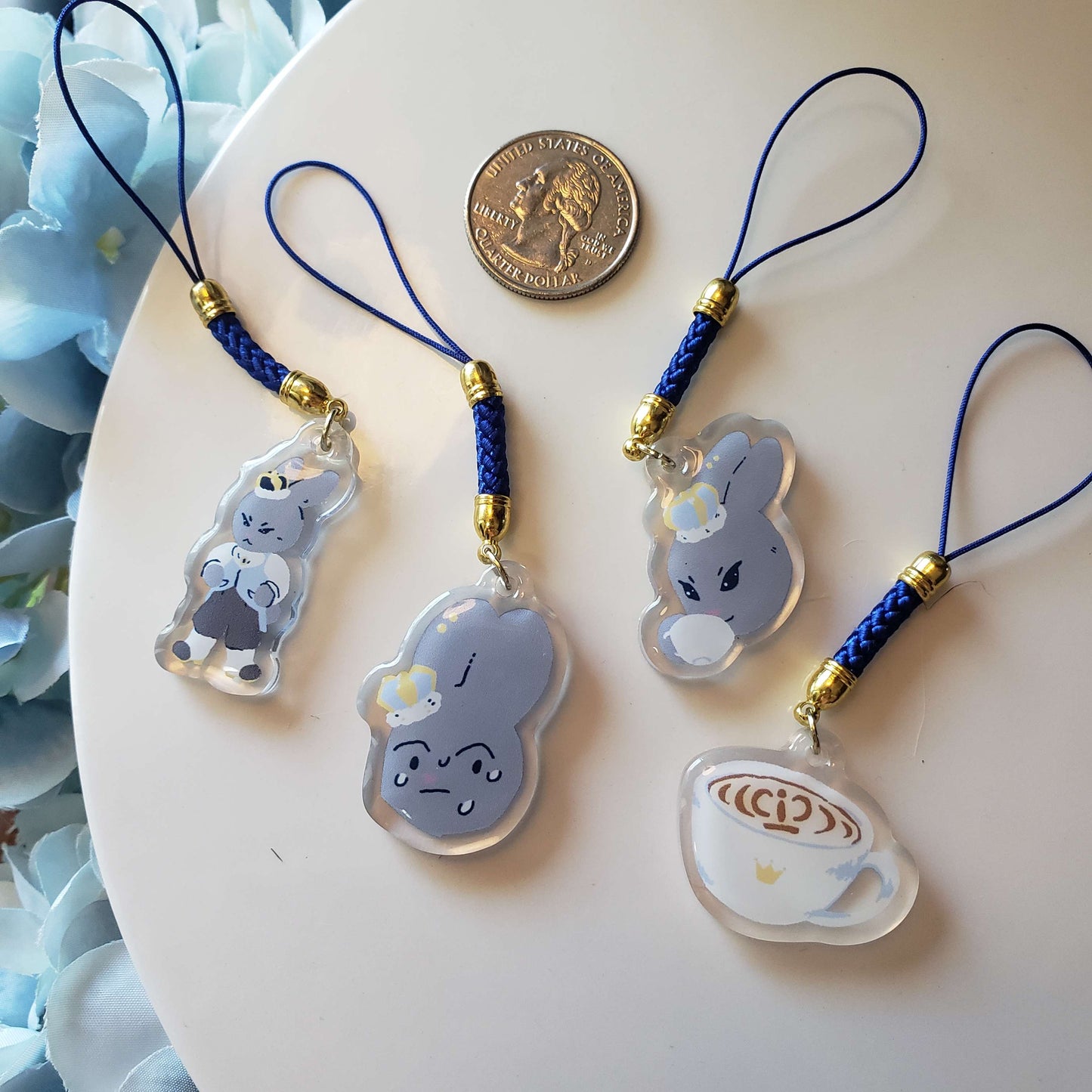 Strawberry Rhubarb and Friends Mini Gacha Charms