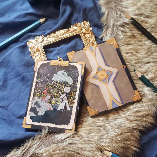 Artist's Palette Glitter Shaker Charm