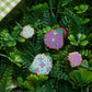 Hydrangea Board Filler Enamel Pins