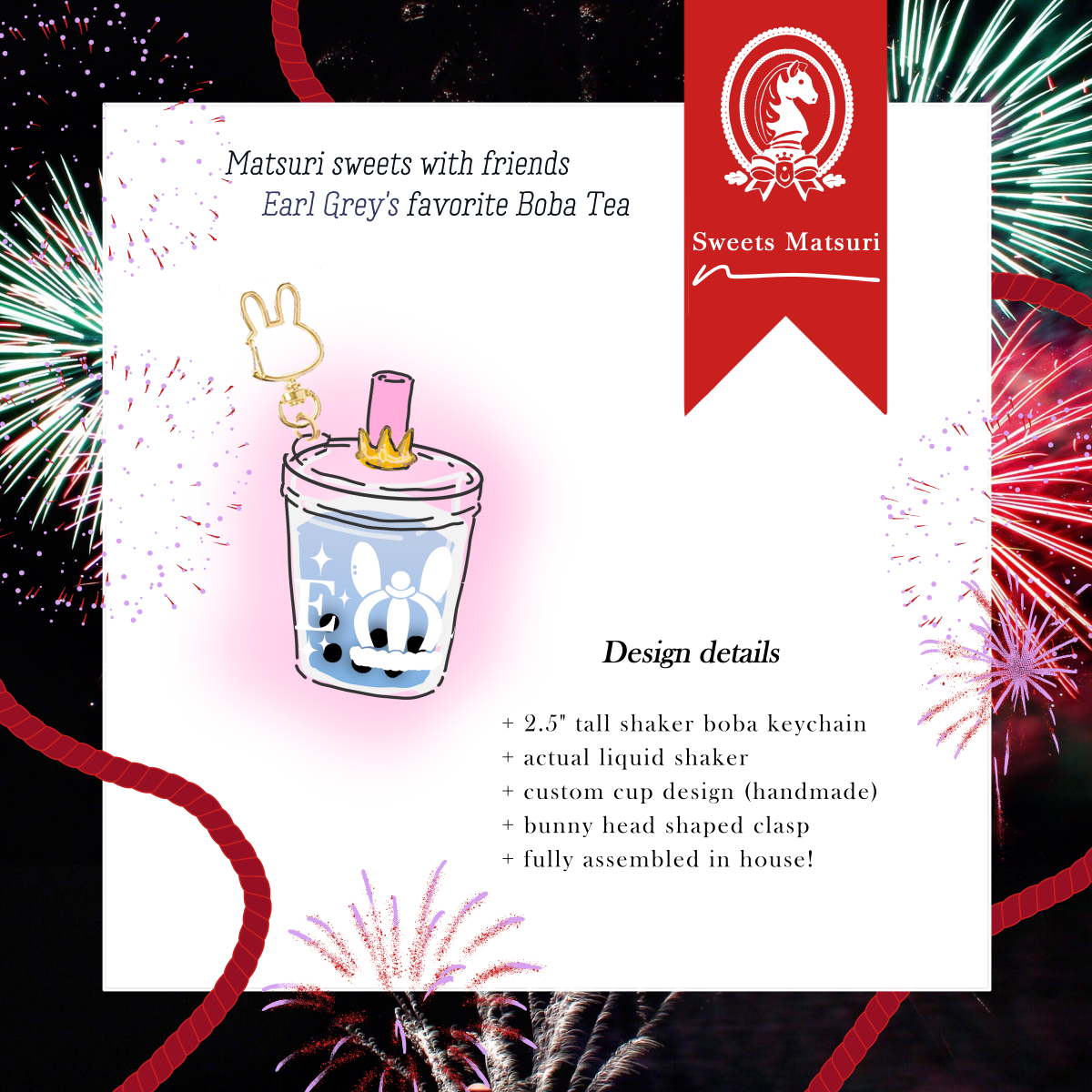 Earl Grey's Boba Shaker Charm [Last stock]
